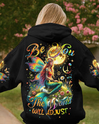 BE YOU THE WORLD WILL ADJUST MERMAID ALL OVER PRINT - TYTM0311232
