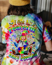 GOT A PEACEFUL GNOME TIE DYE ALL OVER PRINT - TYTM1309231