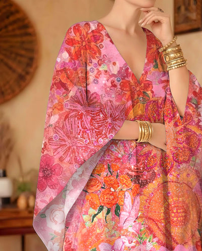 GROOVY SUN GARDEN KAFTAN DRESS - YHLT1401262