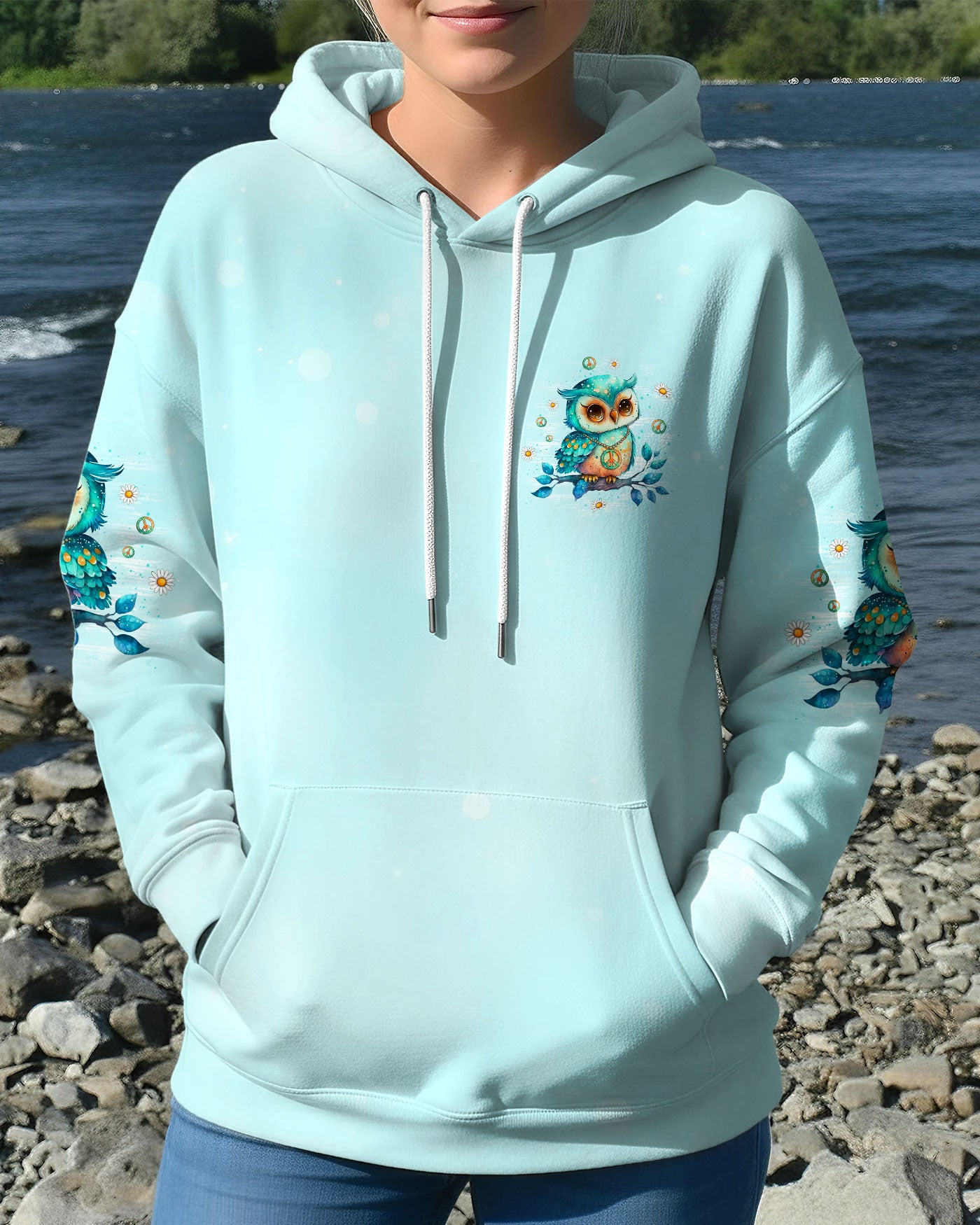 WHISPER WORDS OF WISDOM LET IT BE OWL ALL OVER PRINT - YHLT2411251