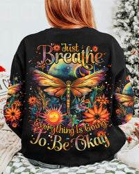 JUST BREATHE DRAGONFLY ALL OVER PRINT - TLNO0411232
