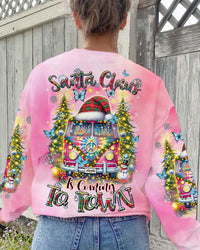 SANTA CLAUS IS COMING CHRISTMAS ALL OVER PRINT - TLTR2310232