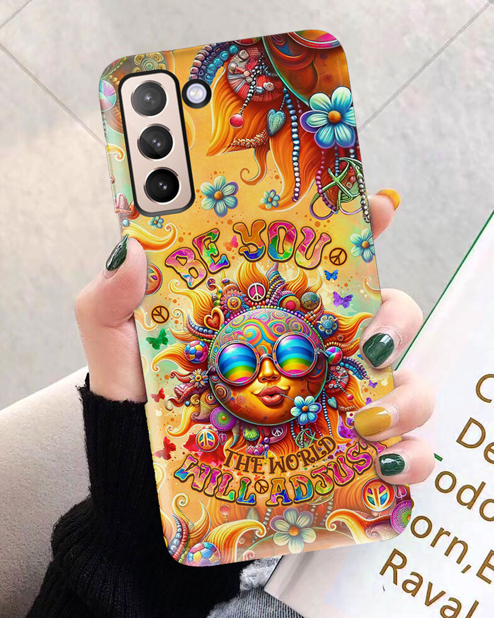 BE YOU THE WORLD WILL ADJUST SUN PHONE CASE - TLNO2106243