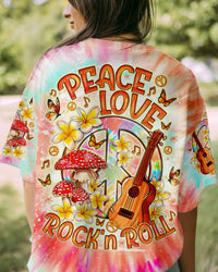 PEACE LOVE ROCK'N ROLL ALL OVER PRINT - TLNO0207241