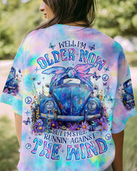 RUNNING AGAINST THE WIND CAR FLOWER ALL OVER PRINT - TLNO2406242