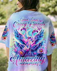 GOOD TIMES CRAZY FRIEND FLAMINGO ALL OVER PRINT - TLNO0705242