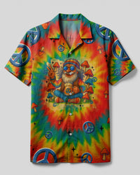 OLD HIPPIES TIE DYE CAMP SHIRT - TYTM1507252
