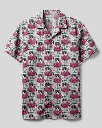 FLAMINGO PRETTY CAMP SHIRT - TYQY0304254