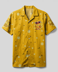I'M NOT SHORT DUCK HIPPIE CAMP SHIRT - TYPQ0907251