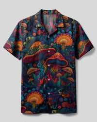 PSYCHEDELIC MUSHROOMS CAMP SHIRT - TLTW0905231