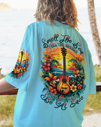 SMELL THE SEA FEEL THE BREEZE GUITAR ALL OVER PRINT - TLNT2306234