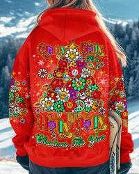 HOLLY JOLLY CHRISTMAS ALL OVER PRINT  - TLNO1410242