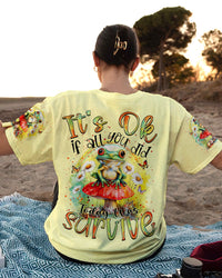 TODAY WAS SURVIVE FROG TIE DYE ALL OVER PRINT - TYTM0603241