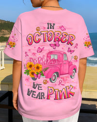 IN OCTOBER WE WEAR PINK BREAST CANCER AWARENESS ALL OVER PRINT - YHLT1408251