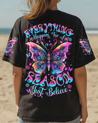 JUST BELIEVE BUTTERFLY ALL OVER PRINT - TYTM0907251