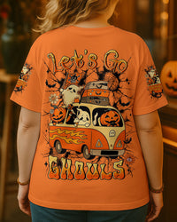 LET'S GO GHOULS BOO HALLOWEEN ALL OVER PRINT - YHLN0708253