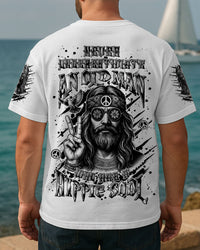 NEVER UNDERESTIMATE AN OLD HIPPIE MAN ALL OVER PRINT - YHLN1106254