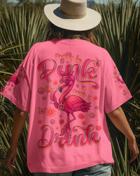 PRETTY IN PINK FLAMINGO ALL OVER PRINT - TYQY2205251