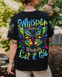 WHISPER WORDS OF WISDOM LET IT BE BUTTERFLY ALL OVER PRINT - TYTD0807252
