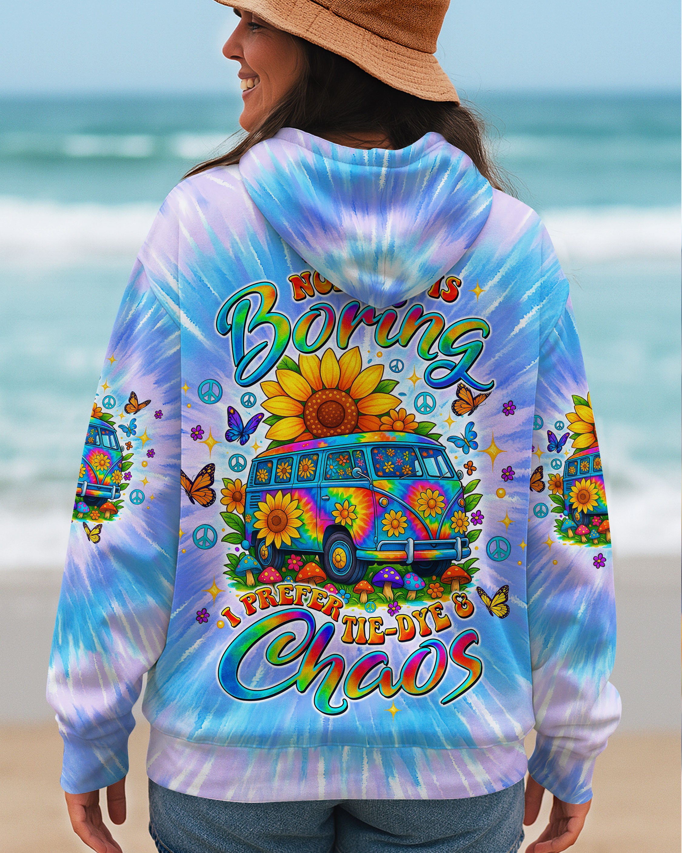 I PREFER TIE DYE AND CHAOS BUS ALL OVER PRINT - TLTW0307253
