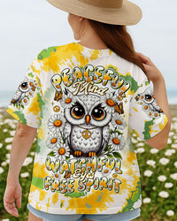 PEACEFUL MIND OWL ALL OVER PRINT - TLTR0707251