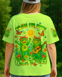 YEAH I'M DTF FROG ALL OVER PRINT - TLNT0605252