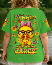 SHHH NO ONE CARES DUCK ALL OVER PRINT - YHLT2307252