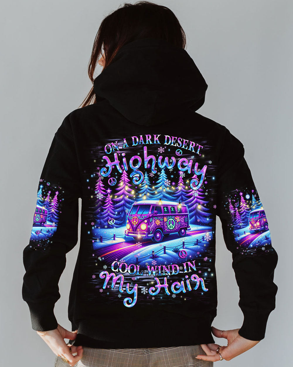 ON A DARK DESERT HIGHWAY CHRISTMAS ALL OVER PRINT - YHHN0411241