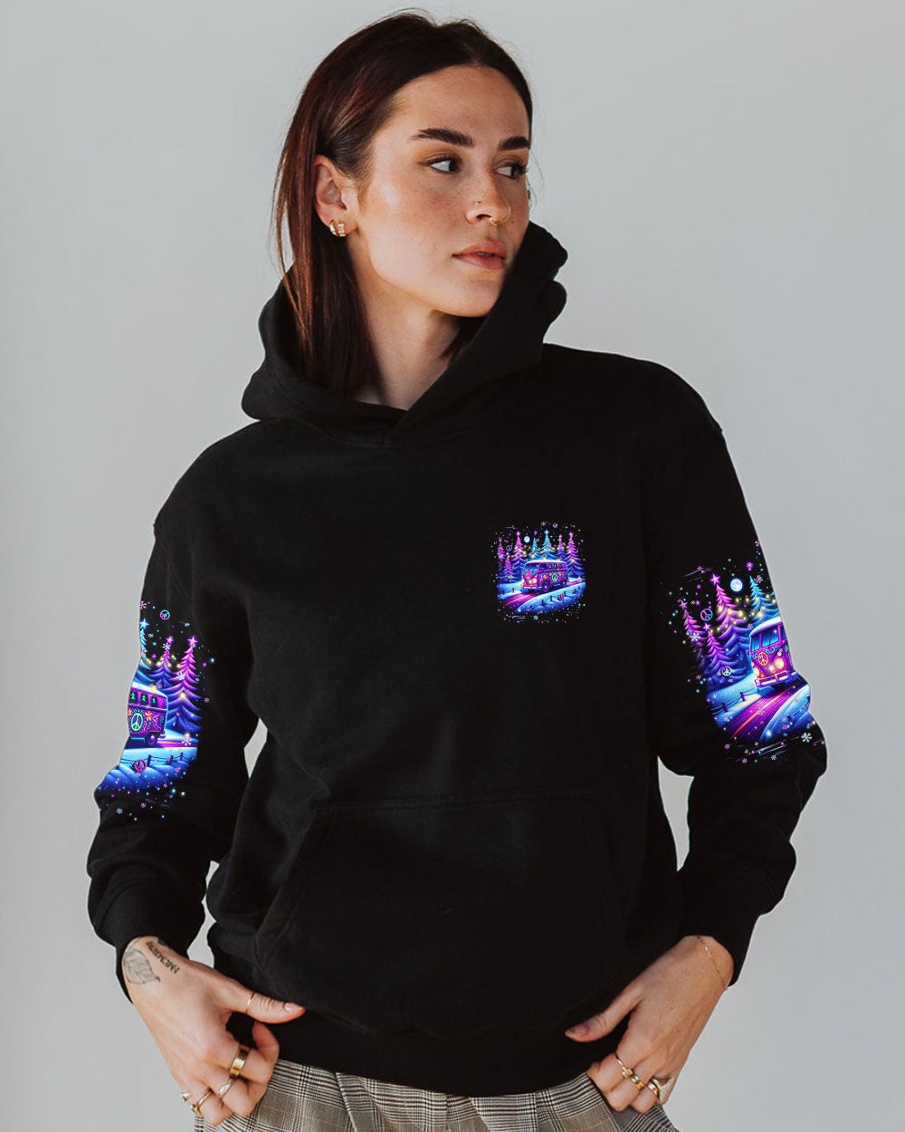 ON A DARK DESERT HIGHWAY CHRISTMAS ALL OVER PRINT - YHHN0411241