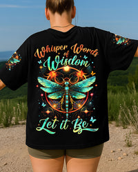 WHISPER WORDS OF WISDOM LET IT BE DRAGONFLY ALL OVER PRINT - TYTM0506254