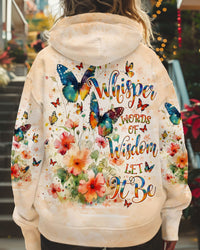 WHISPER WORDS OF WISDOM LET IT BE BUTTERFLY ALL OVER PRINT  - TLNO0411243