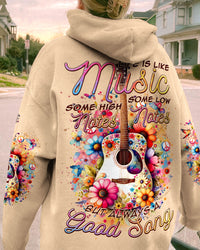 LIFE IS LIKE MUSIC GUITAR ALL OVER PRINT - TYTM1011234