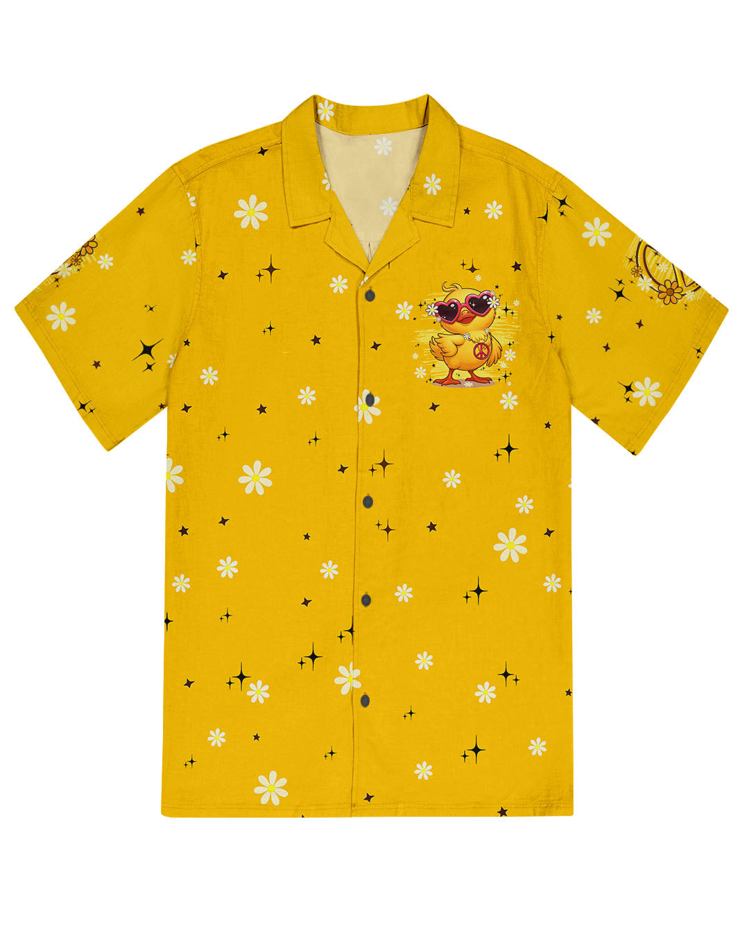 I'M NOT SHORT DUCK HIPPIE HAWAIIAN SHIRT - TYPQ0907251