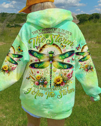 I AM THE STORM DRAGONFLY FLORAL ALL OVER PRINT - TLNO0112231