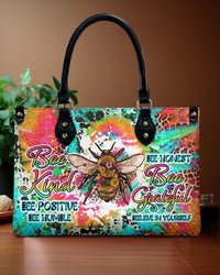 BEE KIND BEE POSITIVE TIE DYE LEATHER HANDBAG - TLTW2606243