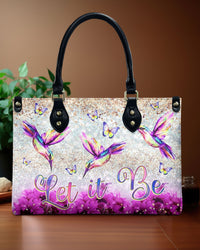 LET IT BE HUMMINGBIRD LEATHER HANDBAG - TLNZ0506243