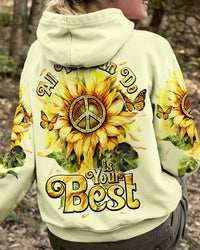 ALL YOU CAN DO IS YOUR BEST SUNFLOWER ALL OVER PRINT - TY0501241