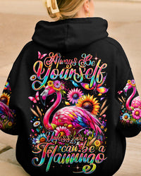 ALWAYS BE YOURSELF FLAMINGO ALL OVER PRINT - TY0201242