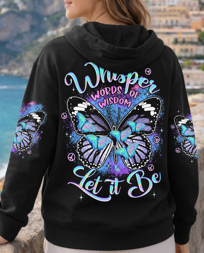 WHISPER WORDS OF WISDOM LET IT BE BUTTERFLY ALL OVER PRINT - TYPQ1109262
