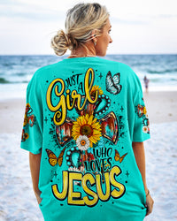 JUST A GIRL WHO LOVES JESUS ALL OVER PRINT - TY0707231