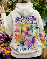 JUST BREATHE DRAGONFLIES ALL OVER PRINT - TY2811231
