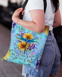 JUST BREATHE DRAGONFLY TOTE BAG - YH0210233
