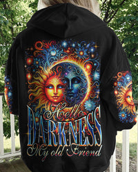 HELLO DARKNESS MY OLD FRIEND SUN AND MOON ALL OVER PRINT - TY0801241