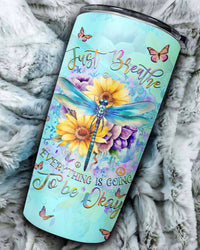 JUST BREATHE DRAGONFLY TUMBLER - YH0210233