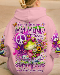HUGS AND LOVE YOUR WAY FROG ALL OVER PRINT - TY2612231