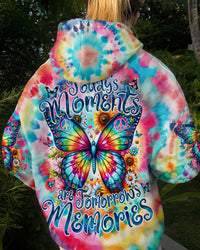 TODAY'S MOMENTS ARE TOMORROW'S MEMORIES BUTTERFLY TIE DYE ALL OVER PRINT - TY2301241