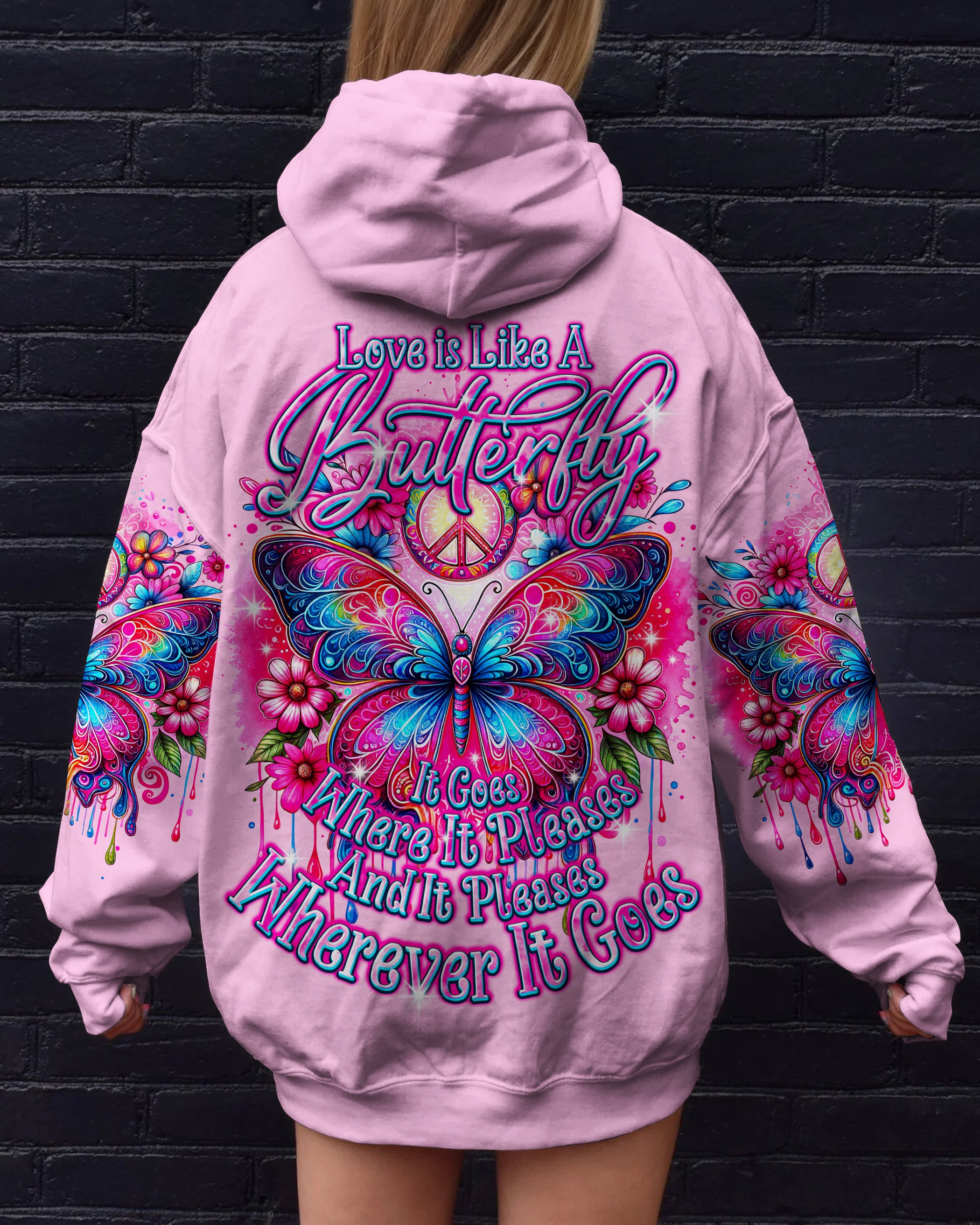 LOVE IS LIKE A BUTTERFLY ALL OVER PRINT - TY1512233