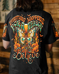 JUST BELIEVE BUTTERFLY AUTUMN ALL OVER PRINT - TY2007232