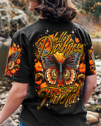 HELLO DARKNESS MY OLD FRIEND BUTTERFLY HALLOWEEN ALL OVER PRINT - TY2007231