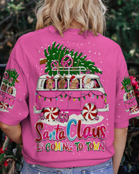 SANTA CLAUS IS COMING CHRISTMAS ALL OVER PRINT - TY0609232